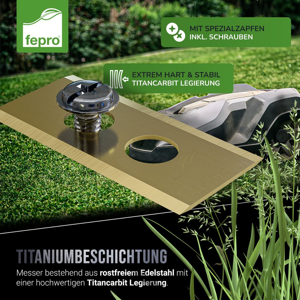 Fepro® Profi Ersatzmesser für Mähroboter - kompatibel mit Produktbild 3