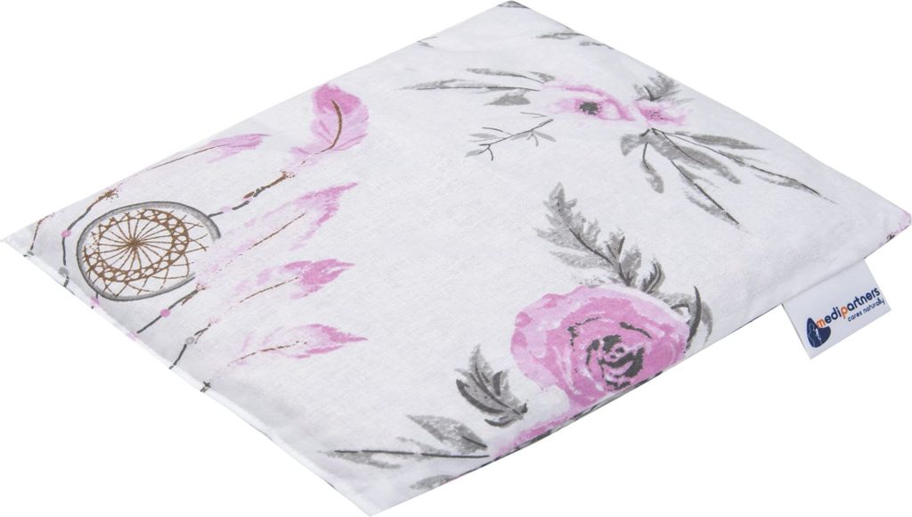 Medi Partners Kirschkernkissen Körnerkissen groß Wärmekissen 500g Rechteck 20x25cm Öko Natur 100% Baumwolle Wärme + Kältetherapie Massagether...