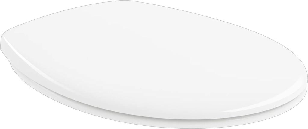 Villeroy & Boch WC-Sitz Newo 363x445x49mm Oval, Weiß Alpin, Produktbild 
