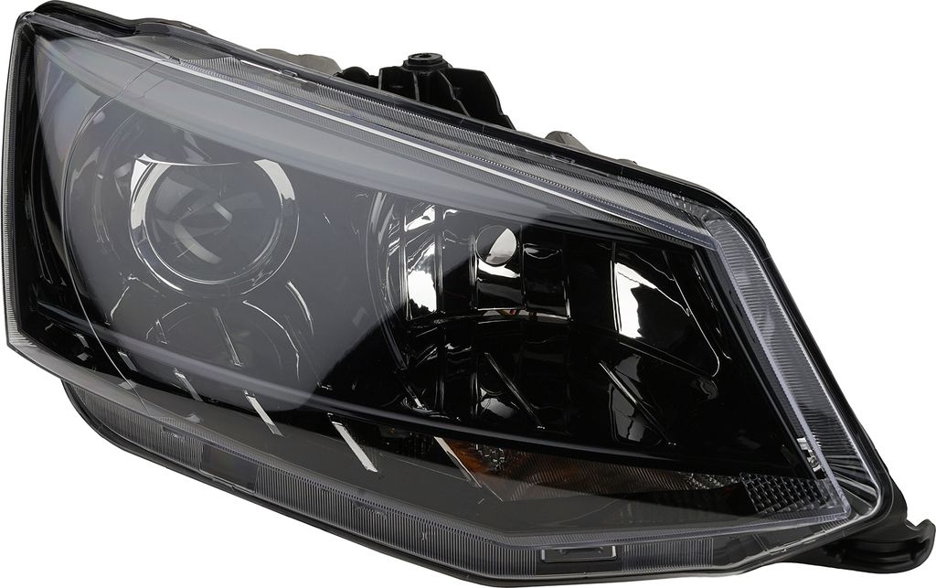 Johns, Scheinwerfer Rechts kompatibel zu Skoda Fabia NJ mit LWR + Blinker TFL LED Kombi 6V1941016A 6V1941016B 6V1941018A 6V1941018B