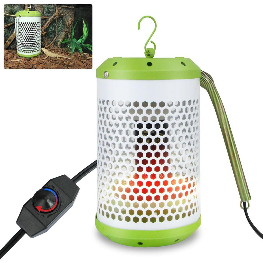 Reptilien W?rmelampe Fassung,Keramik W?rmelampe Fassung fš¹r Terrarium mit Schutzkorb,W?rmelampenhalter fš¹r Schildkr?te Eidechse Hš¹hner Sch...