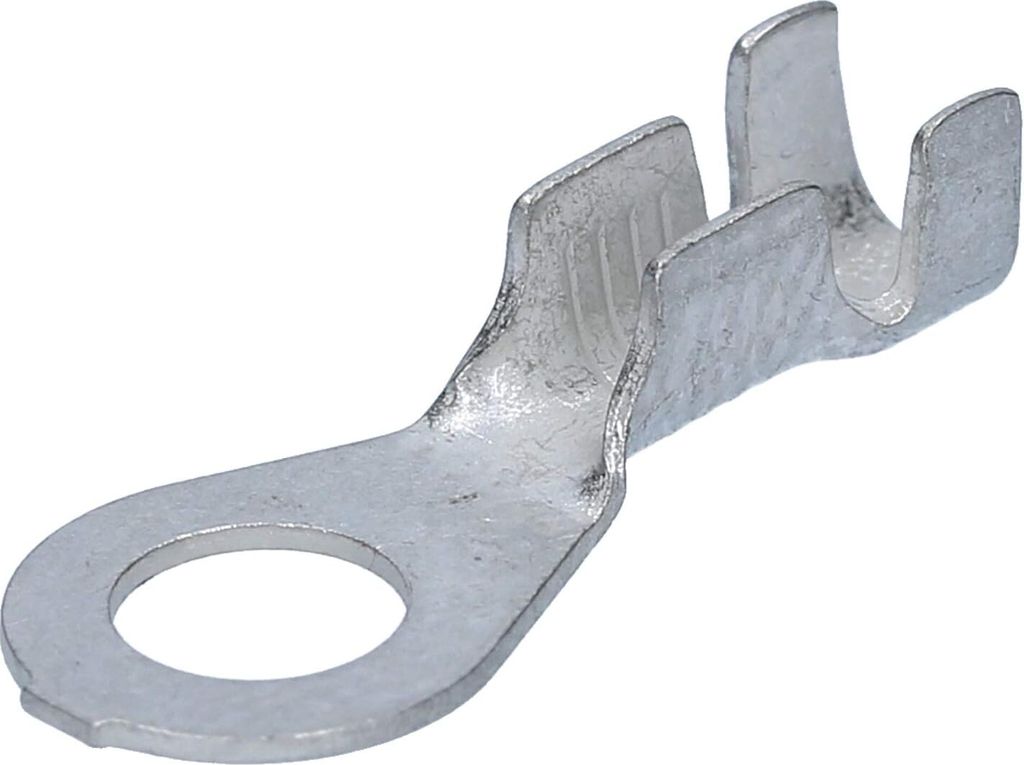 10 Stück Krallenkabelschuh Ringform KKS2,5-M5-12 Krallen 1,5-2,5mm² M5 Messing verzinnt