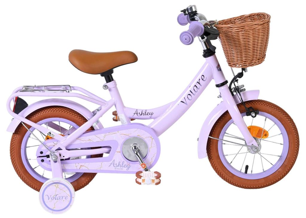 Volare Ashley Kinderfahrrad - Mädchen - 12 Zoll - Lila Produktbild 