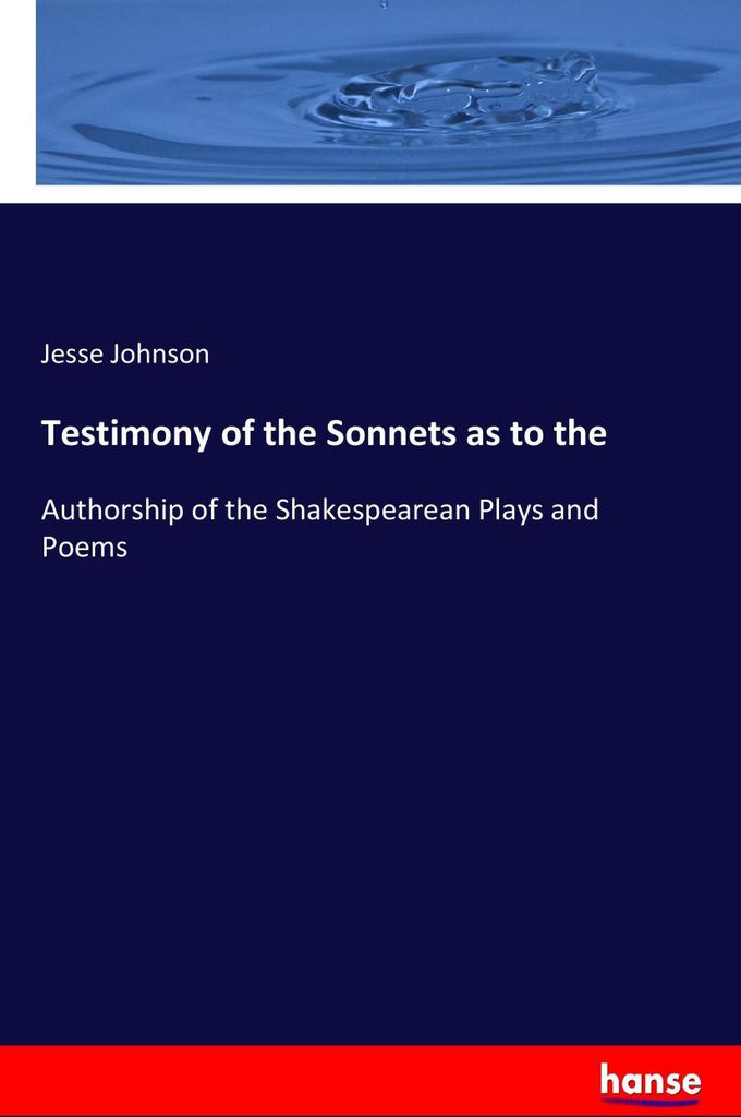 Testimony of the Sonnets as to the