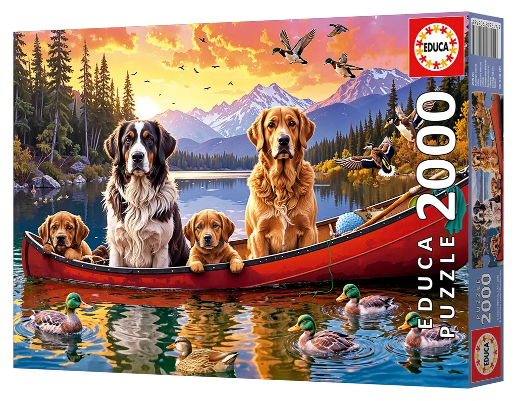 Puzzle 2000 pièces pour adulte grand format Educa multicolore