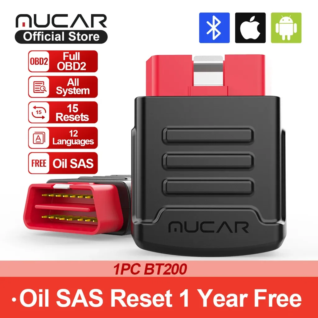 Scanner automobile BT200 avec diagnostic complet et connexion Bluetooth