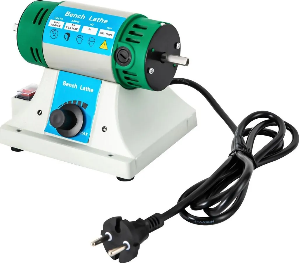 Mini Lucidatrice da Banco 320W per Legno e Metallo 10000 RPM Professionale