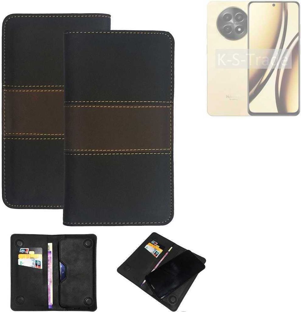 K-S-Trade Hülle Handyhülle kompatibel mit Realme Narzo N65 5G Schutzhülle Walletcase Bookstyle Tasche Schutz Case Handytasche Wallet Cover