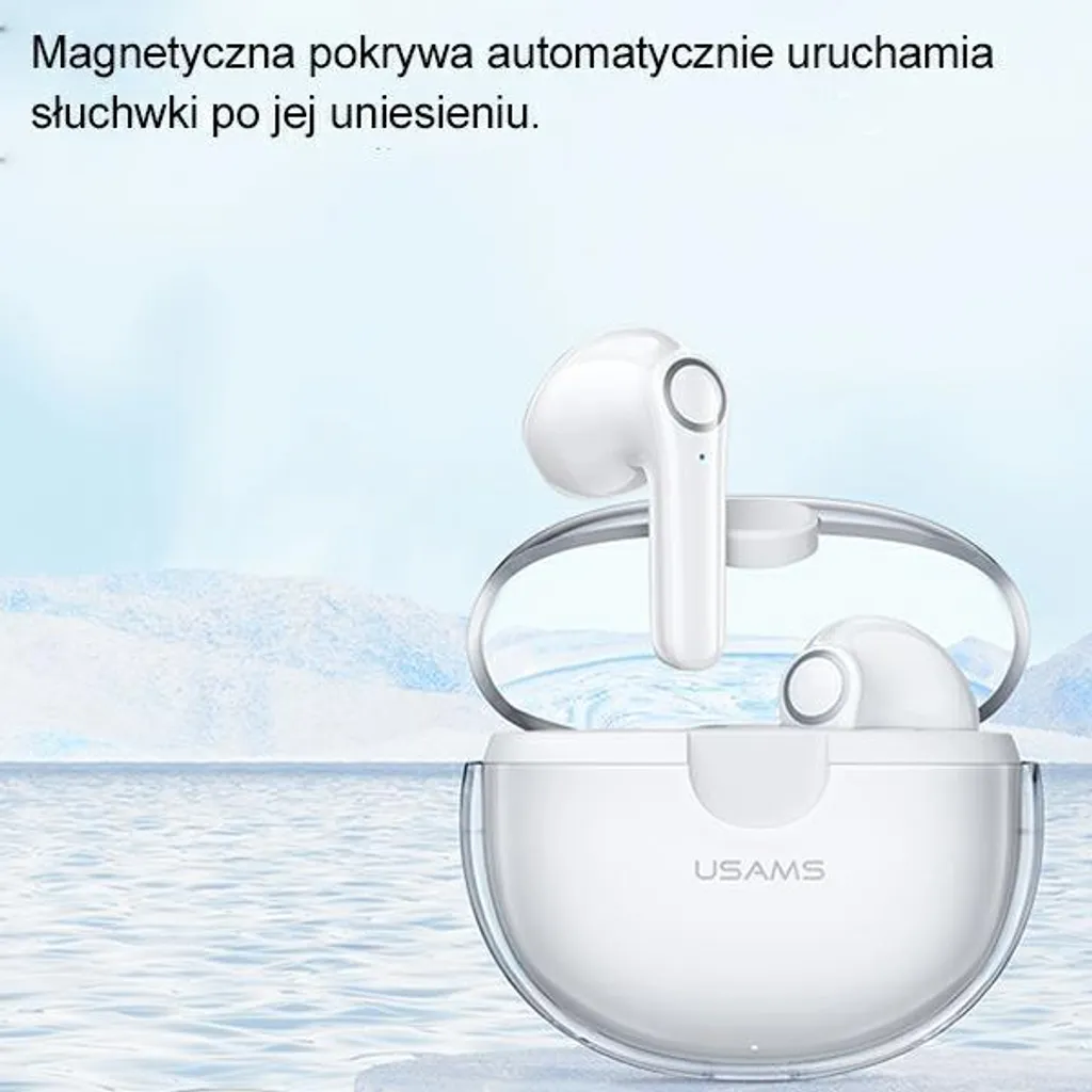 Usams TWS BU Series Earbuds Bluetooth 5.1 - Audio HD e Design Trasparente - 5