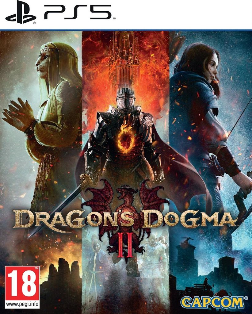 Cover art for the video game Dragon's Dogma 2.