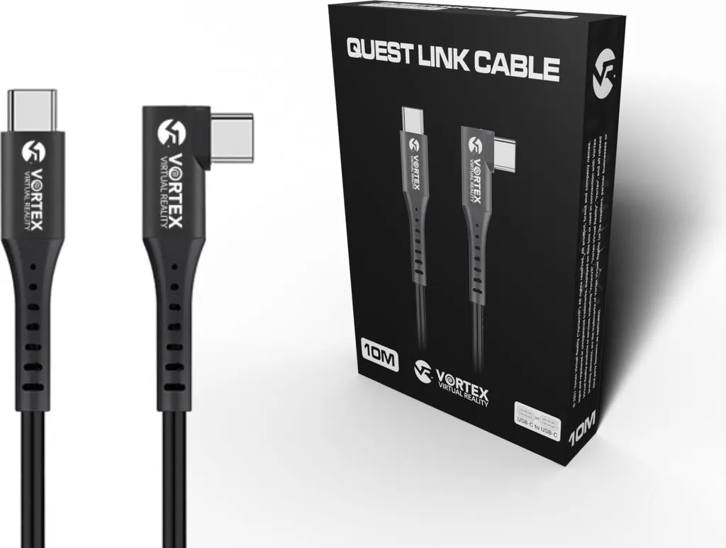Câble VORTEX VR Link 10m USB-C pour Meta Quest 3 et Quest 2 Haute Vitesse