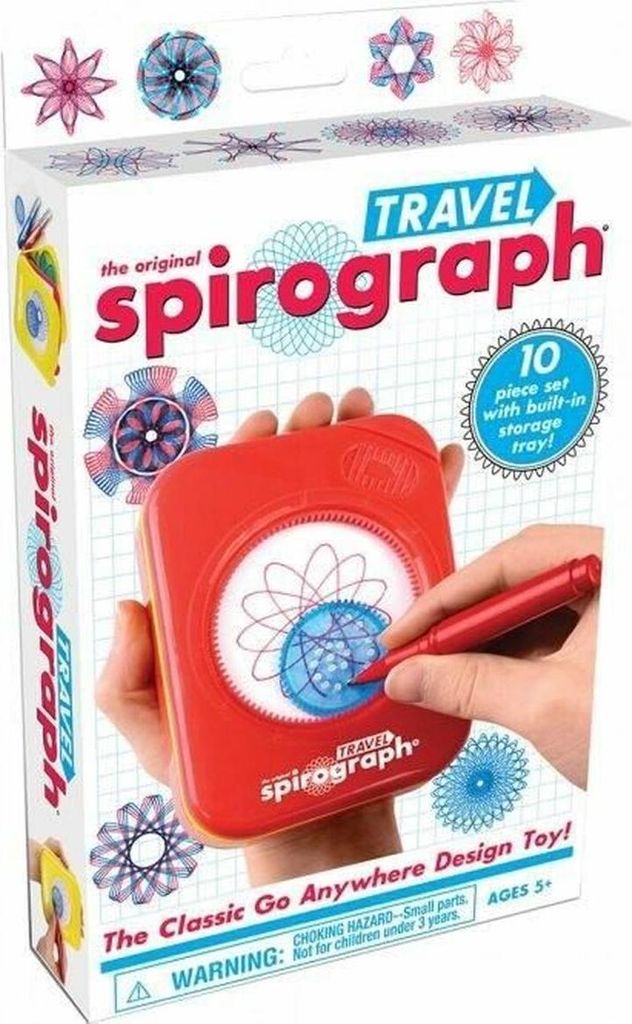 Zeichnungsset Spirograph Silverlit travel Multicolour 10 Pcs