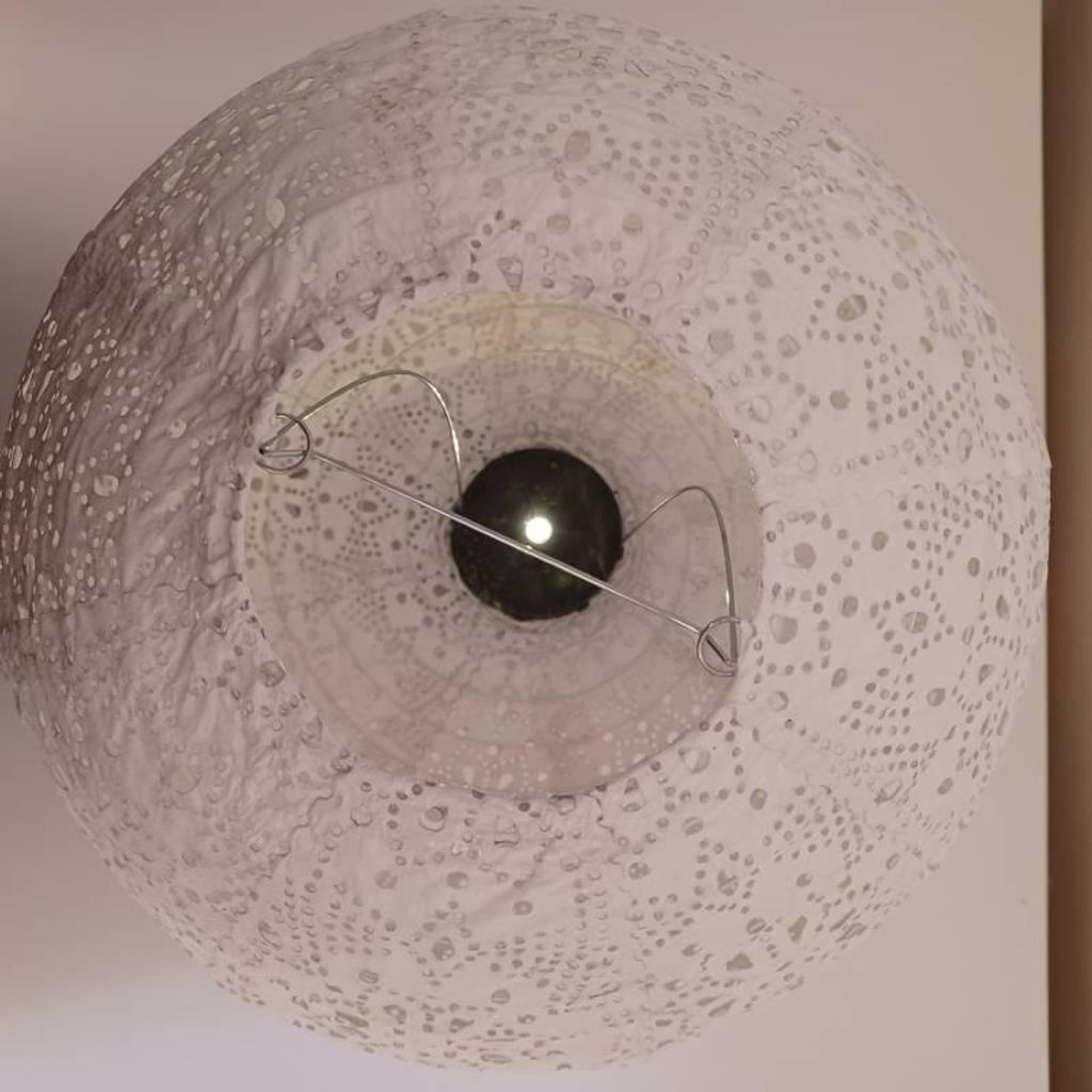 DECOLED Solarlaterne, 30 cm, warmweiß, weiß