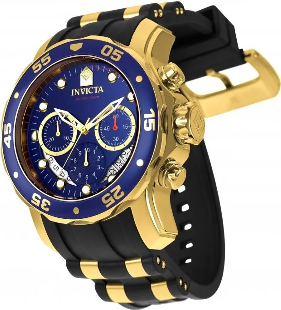 Invicta 6983 Scuba Orologio Subacqueo Analogico Blu - 100mt Waterproof - 2
