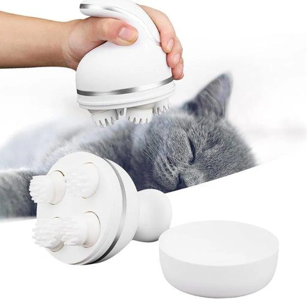 Masseur Cuir Chevelu Électrique Relaxation et Bien-être pour Animaux