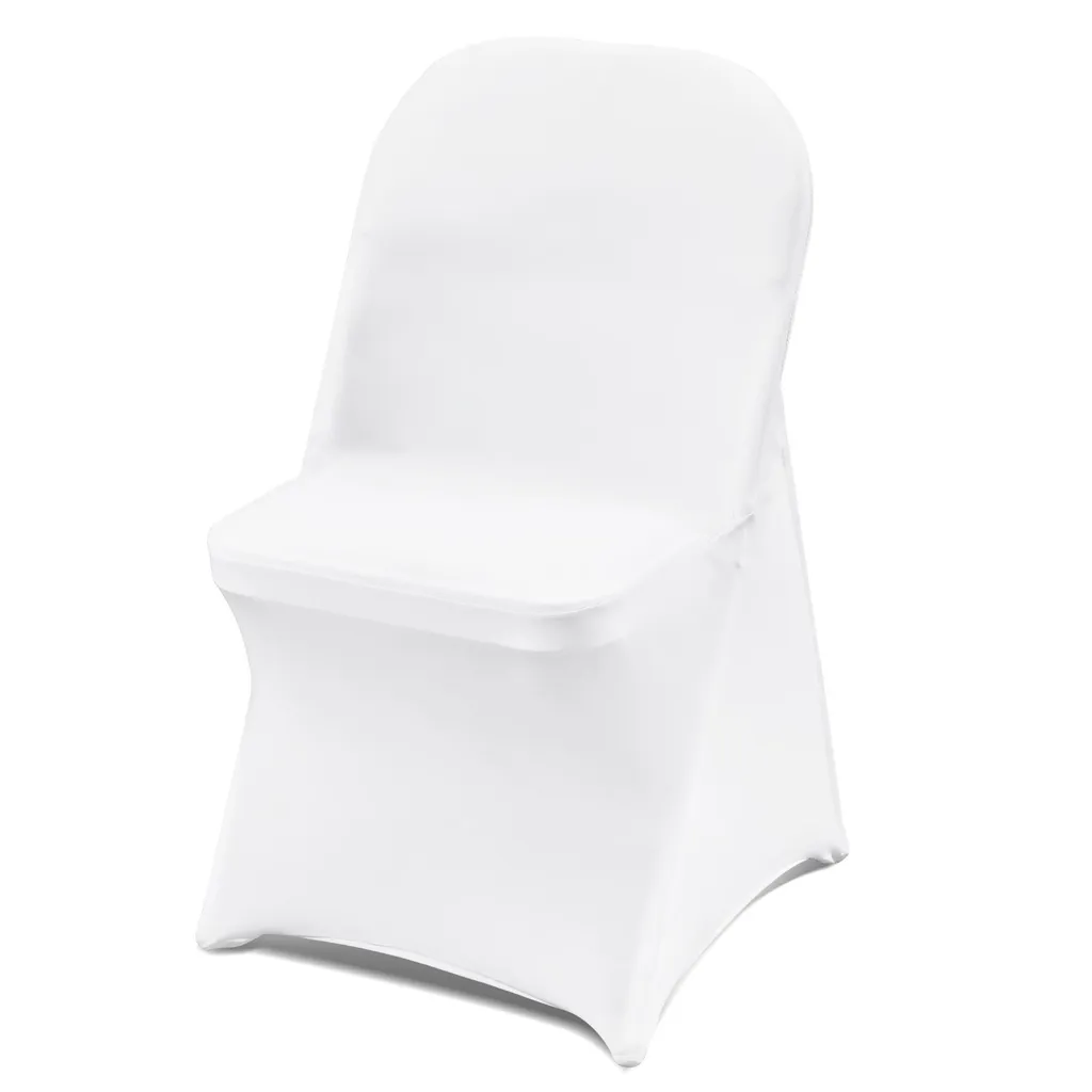 Housses de Chaises de Réception Blanches pour Banquet et Fête - 30 pcs