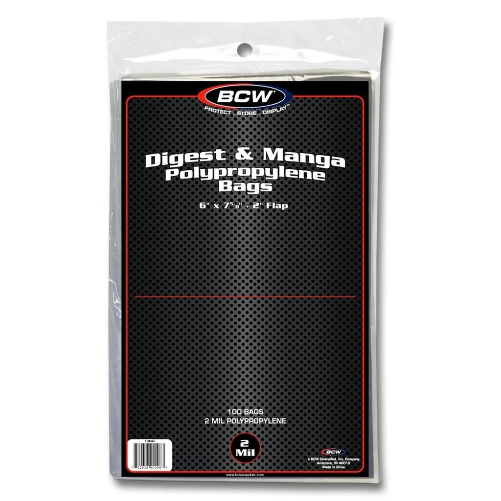 BCW BCW Digest and Manga Bags (100 St.)