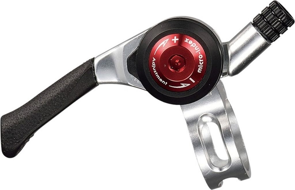 MicroSHIFT Road Thumb Shifter, Pair, Shimano 2/3x9 speed silver