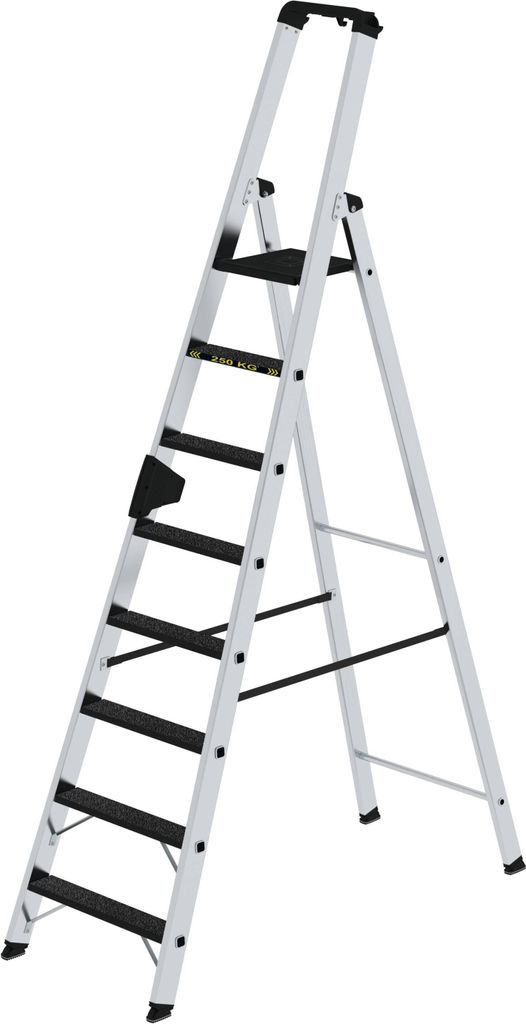 Stufen-Stehleiter 250 kg einseitig begehbar mit clip-step R13 8 Stufen