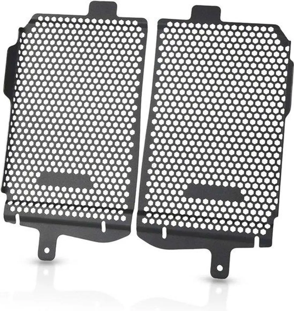 Protection de radiateur en aluminium pour moto 2013-2018 - Grille Noire