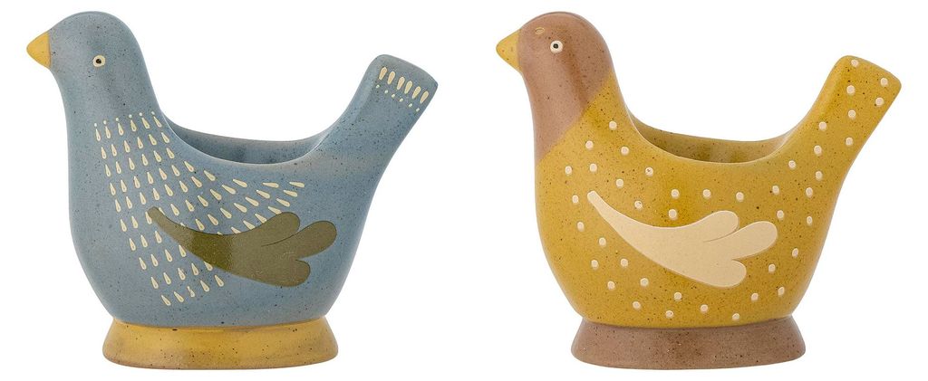 Birdy Eierbecher, Bunt, Steingut Produktbild 