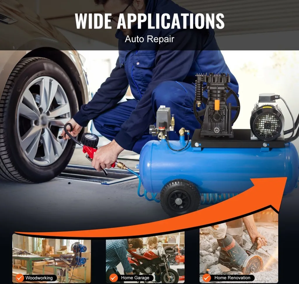 Compresseur double cylindre 116 PSI avec performance de pression optimale - 6