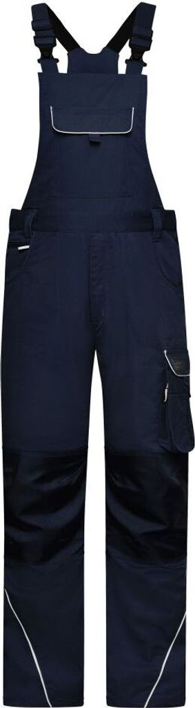 Workwear Pants with Bib - SOLID - navy, Gr. 48