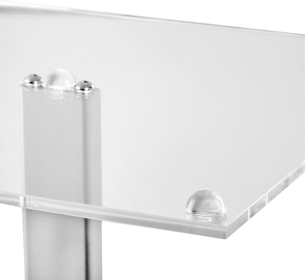 Bodengestell mit abschließbarer Losbox aus opalem Acrylglas Produktbild 7