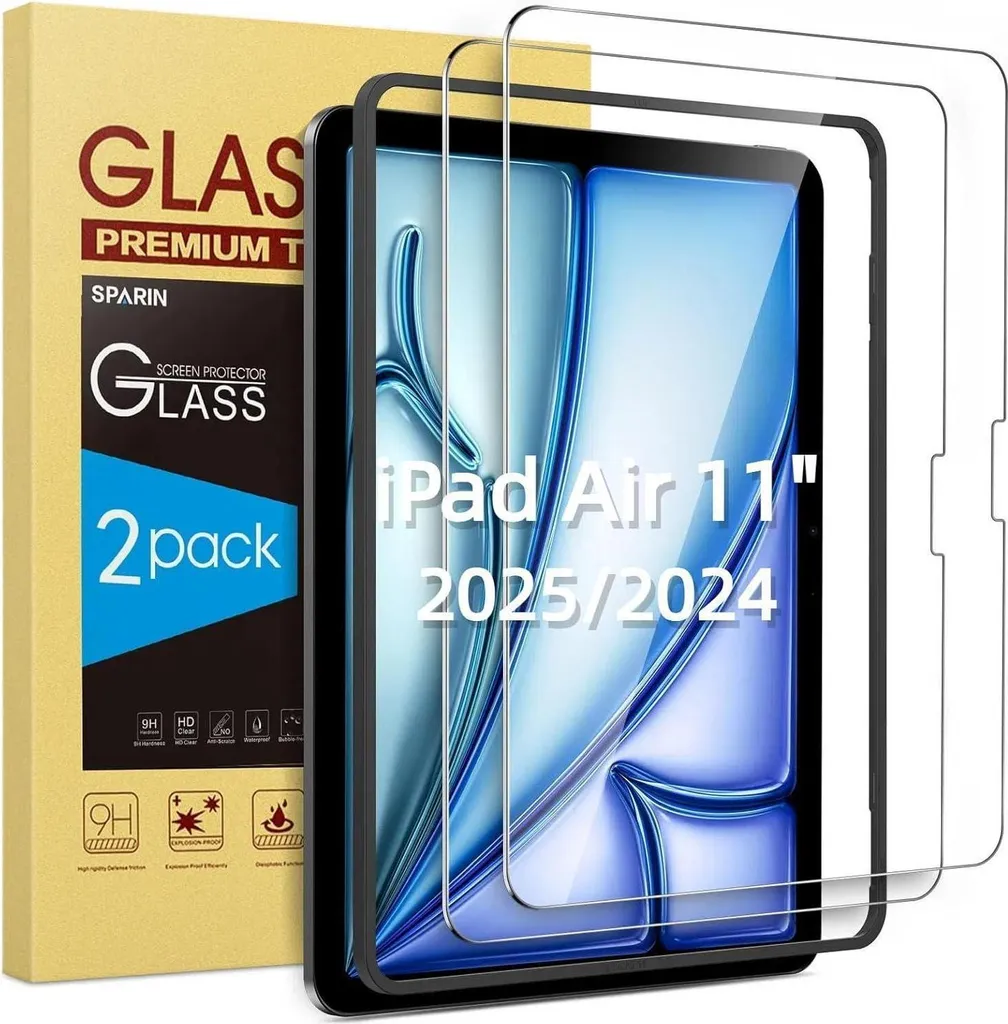 Vetro iPad Air 11 M2 2024 Antigraffio - Vetro Blindato Apple Pencil OK