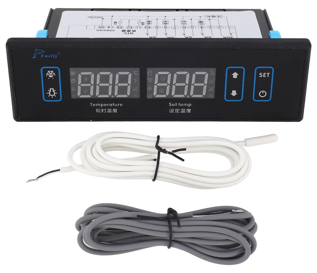 Digitaler Temperaturregler mit Display, intelligenter Thermostat, Küchengerät, Einfrieren und Auftauen, 220 V Wechselstrom