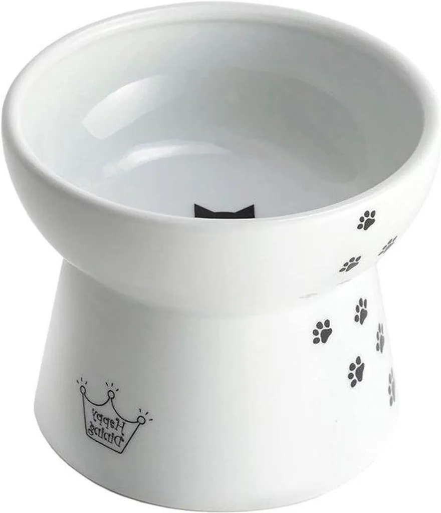 Gamelle haute pour chat adulte grande taille pour faciliter la digestion