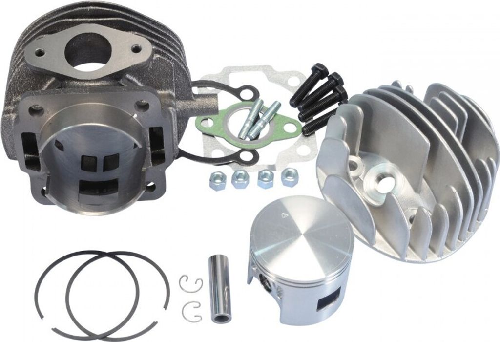 Polini Zylinderkit Grauguss Sport 115ccm 57,5mm kompatibel mit Ape 50, Vespa PK 50, Special 50, XL 50