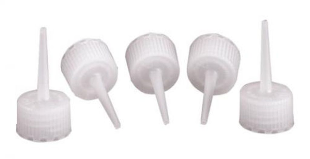 Kappen f. Plastikflaschen, naturfarben/weiß
