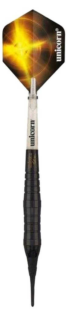 Unicorn - Darts "Jelle Klaasen", Messing, Weiche Spitze 3er-Pack PP2671 (19 g) (Schwarz/Grau)