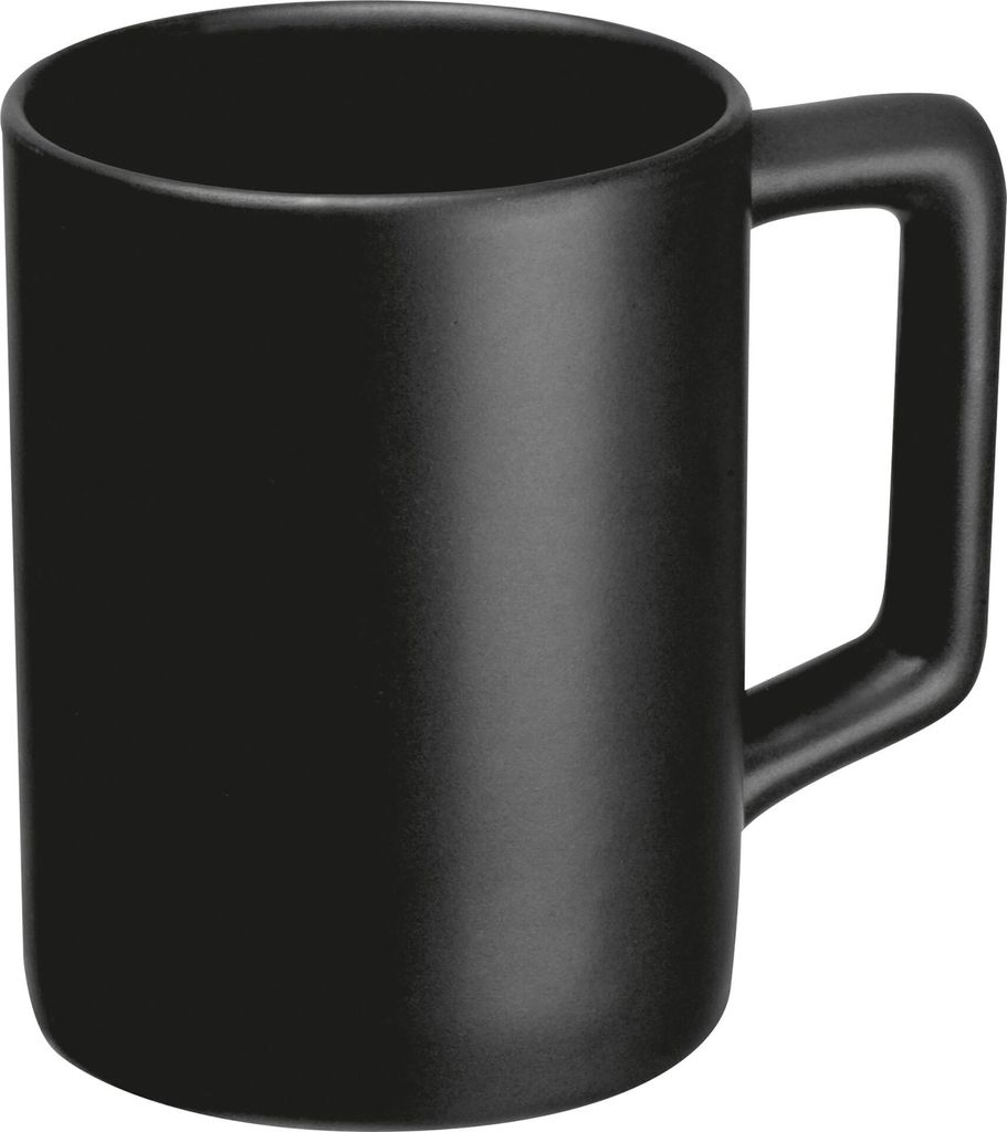 Keramiktasse / Kaffeetasse / 350 ml / Farbe: schwarz Produktbild 