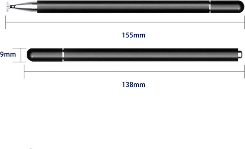 INF Univerzálne pero Stylus pre iPad a Android čierna Obrázok produktu 