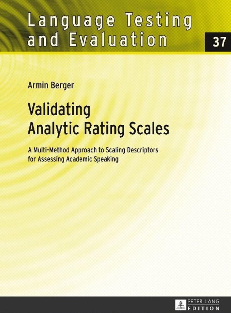Validating Analytic Rating Scales