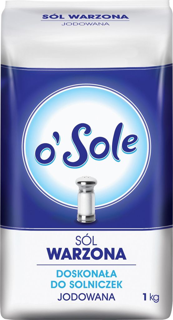 O'sole Sól Warzona Jodowana 1 Kg Zdjęcie produktu 