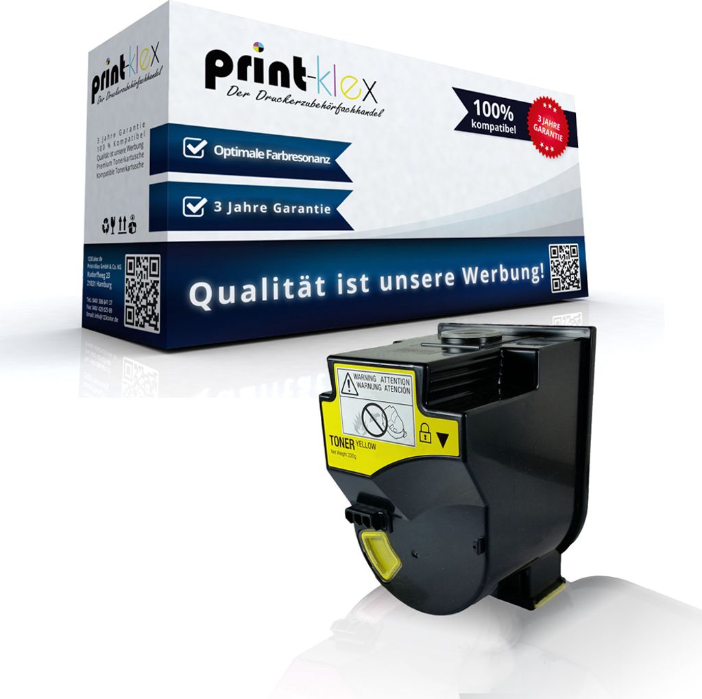 Kompatible Tonerkartusche für Olivetti D-Color MF 22 MF 45 B0481 Gelb Yellow - Office Print Serie