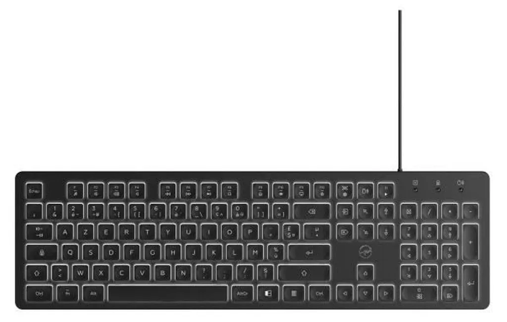 Clavier Illuminé Mobility Lab pour Taper dans le Noir sans Fatigue
