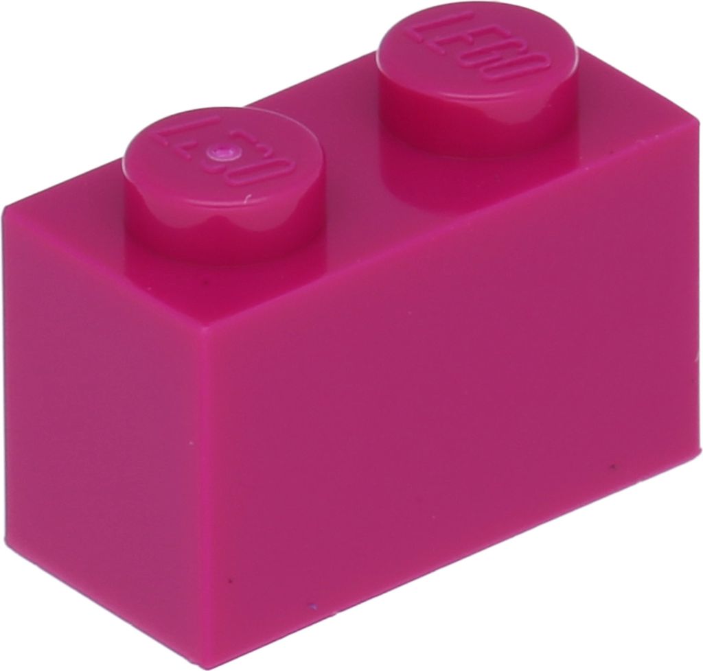 Lego 10 Stück 3004 Stein Brick 1x2 Part Basic Steine 10 Magenta