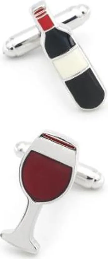 Boutons de manchette bouteille verre de vin pour mariage et fêtes chics