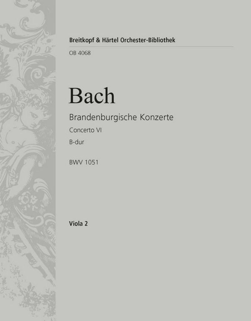 Brandenburgisches Konzert Nr.6 BWV1051 für Orchester Viola 2