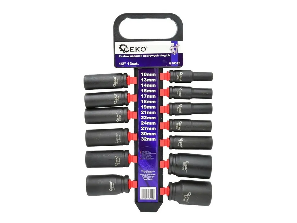 Coffret douilles à impact 1/2 pour démonter roues et écrous grippés 13pcs