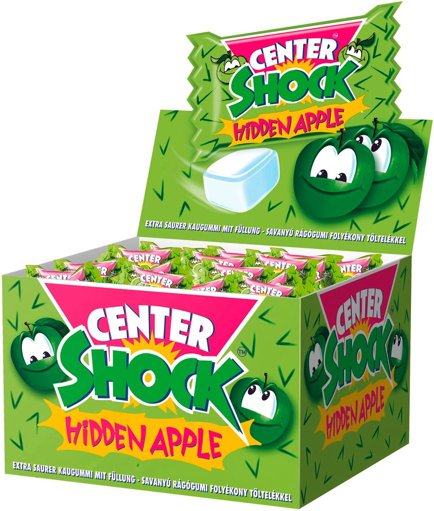 Centre Shock Hidden Apple žvýkačky s tekutou jablečnou Obrázek produktu 