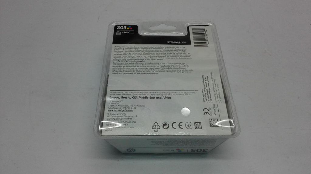 HP 305 Cyan/Magenta/Gelb Original Druckerpatrone, Produktbild 