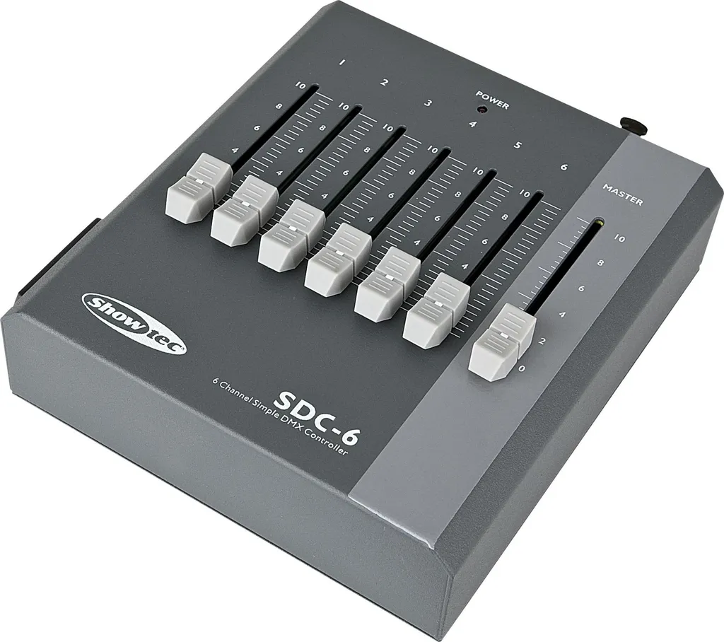 Contrôleur DMX Showtec SDC-6 pour stand d'exposition et petite scène