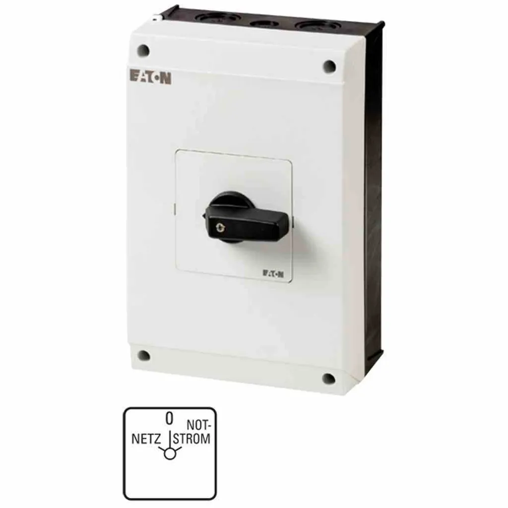 Interrupteur Eaton T5B 4P noir à bascule haute performance 63A I4