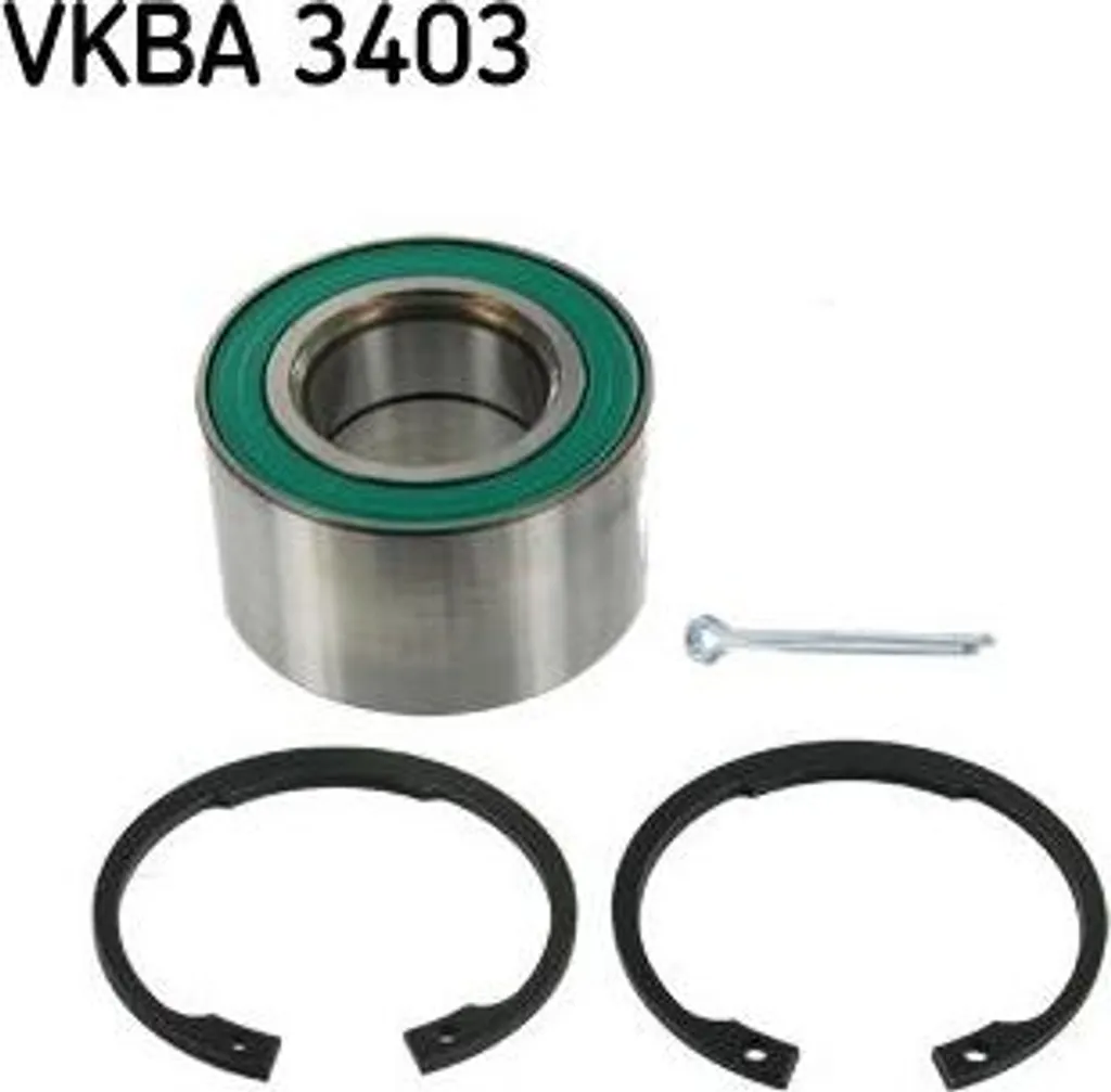 Anti-bruit : roulement de roue SKF VKBA 3403 pour Opel Astra F