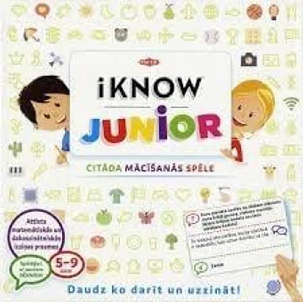 Jeu Iknow Junior Letton - Parfait pour l'éveil linguistique et les soirées famille